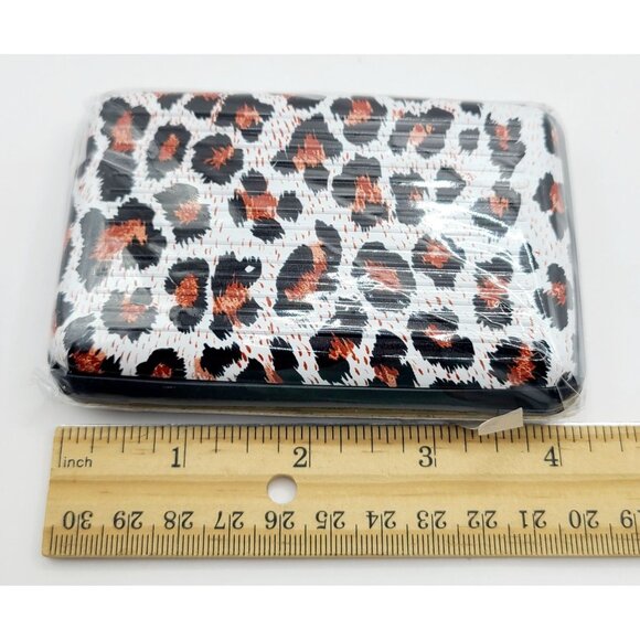 RFID Blocking Credit Card Holder Pocket Purse Case Security Wallet US Cheetah - Picture 1 of 3